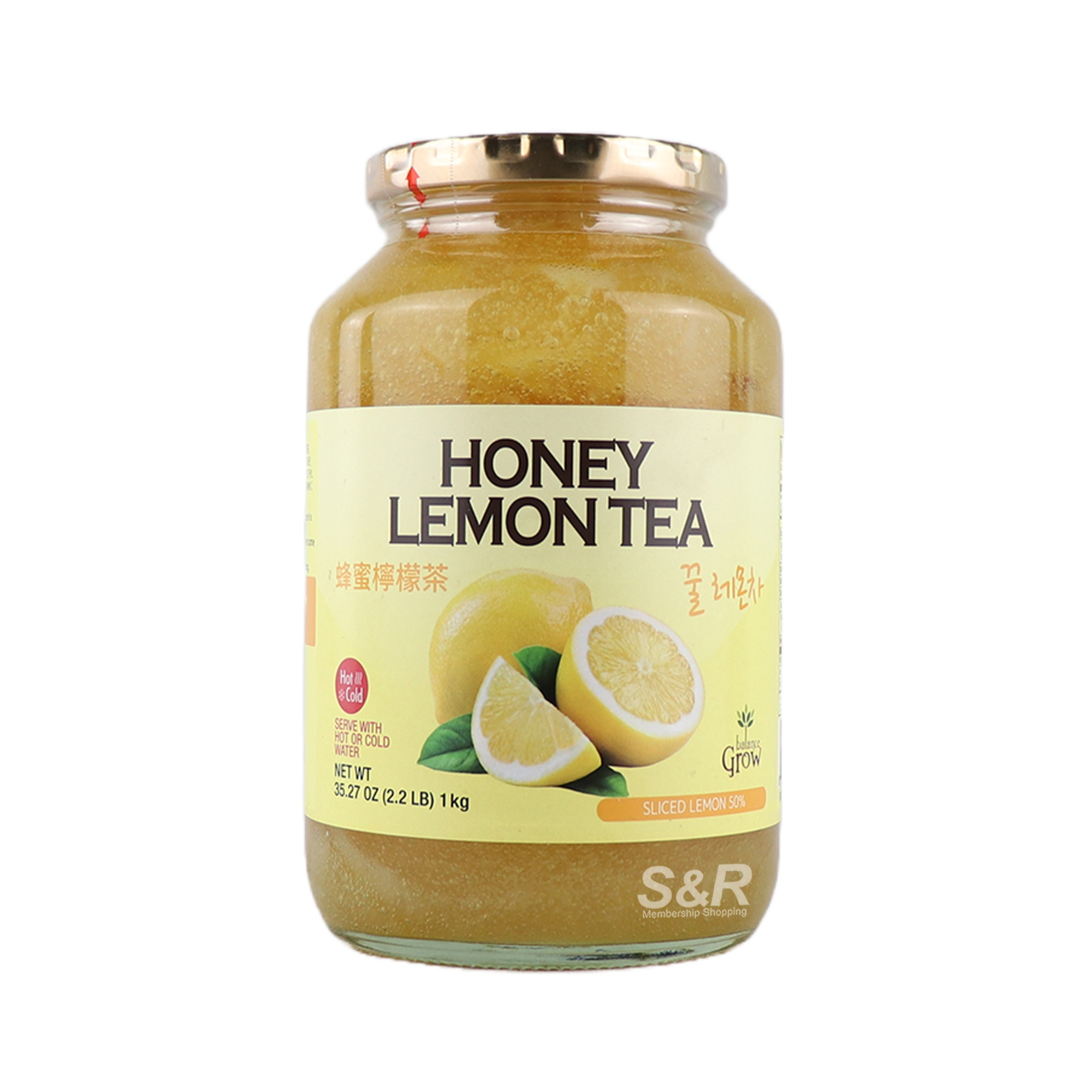 Balance Grow Honey Lemon Tea 1kg Balance Grow Honey Lemon Tea 1kg